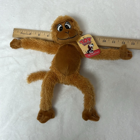 Toy Factory Brown Plush Monkey - Picture 5 of 6
